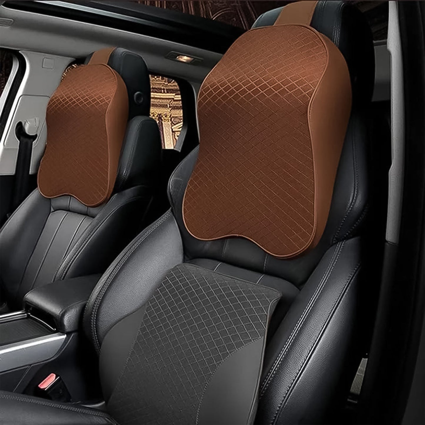 Car Neck Pillow Car Neck Headrest Pillow Memory Foam Car Accessories Cushion Car Seat Head Support Neck Protector Car Seat Neck Pillow, for Driving (1 Pc / Mix Color)