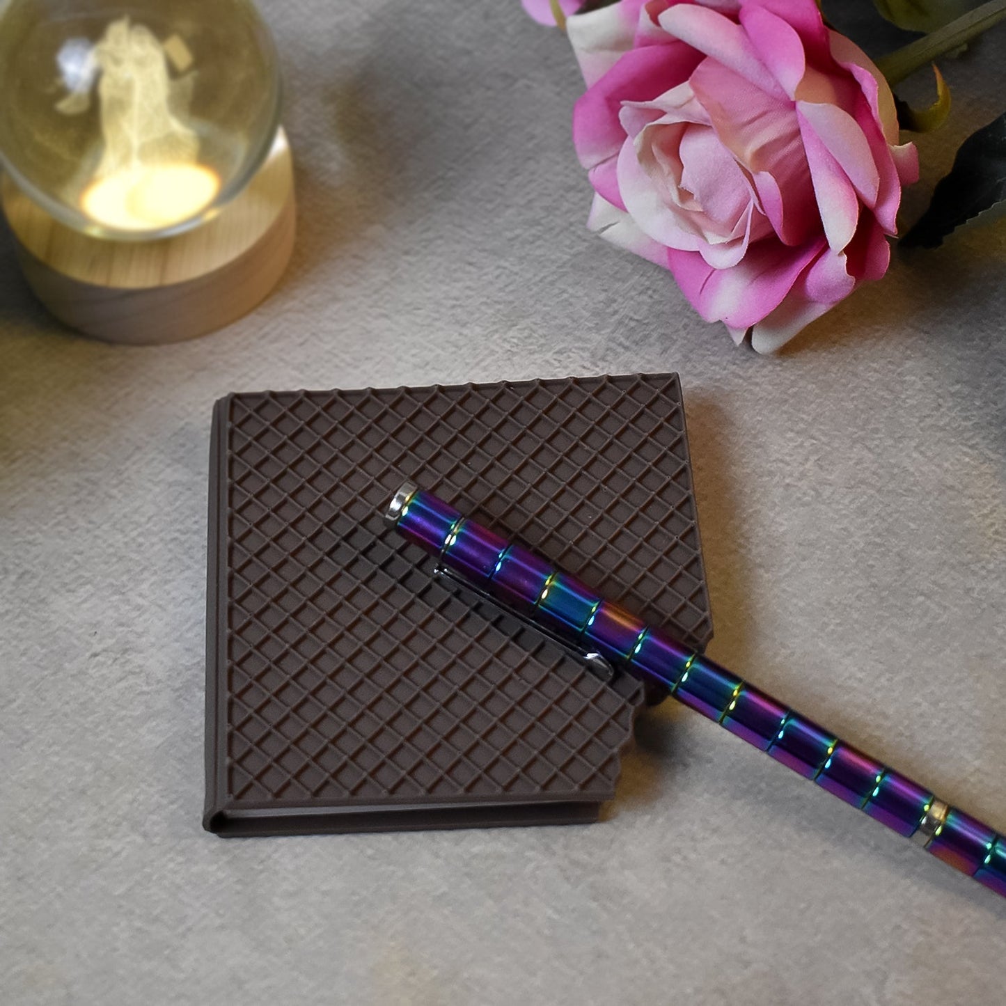 Chocolate Diary Notebooks Original Chocolate Smell Writing Practice Book Early Learning Copybook Premium Chocolate Book ( 1Pc Book )
