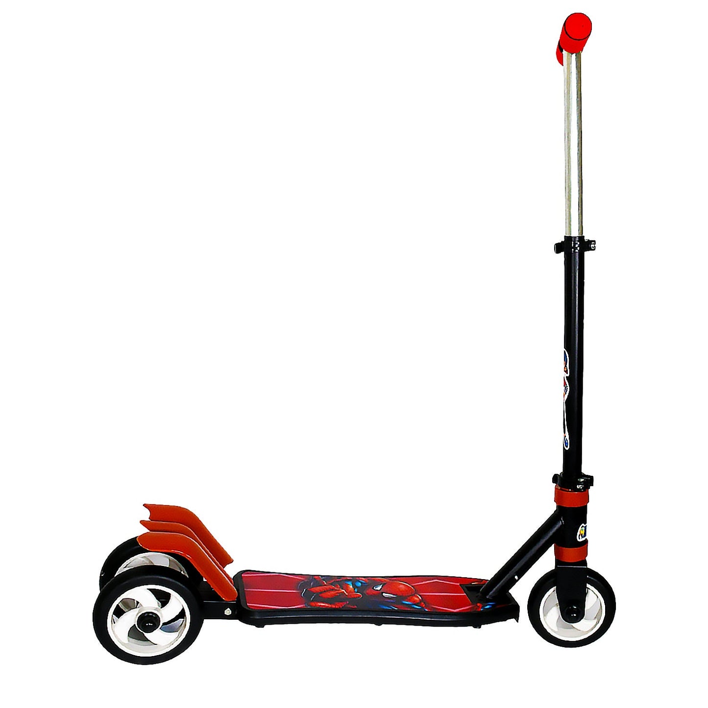Basic Kids Ride On Leg Push Scooter for Boys and Girls (4 - 8 Years Old Kids) Foldable Scooter Cycle with Height Adjustment for Boys and Girls Multicolor (1 Pc / 3 Wheel)