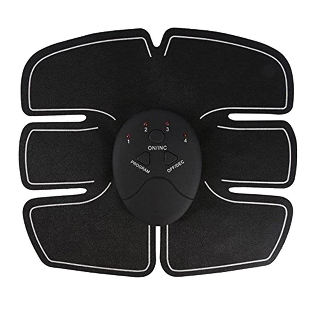 Wireless 6-Pack Abs Stimulator – Rechargeable Vibrating Muscle Exerciser & Body Massager for Abdominal Training
