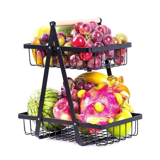 2 Tier Fruit and Vegetable Basket