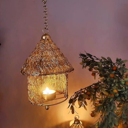 Wall Hanging Tea Light Candle Holder Nest