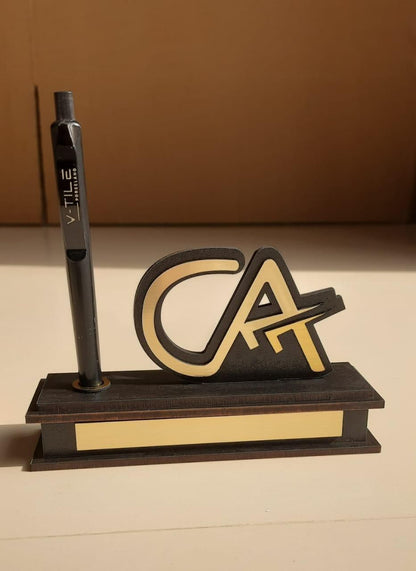 CA Logo Pen Stand with Pen