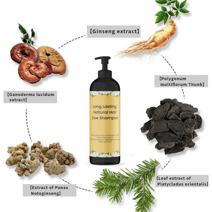 Long Lasting Natural Hair Dye Shampoo 100ML
