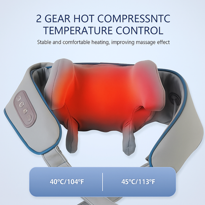 Neck  Shoulder Massagers With Heat Electric Rechargeable (1 Pc)
