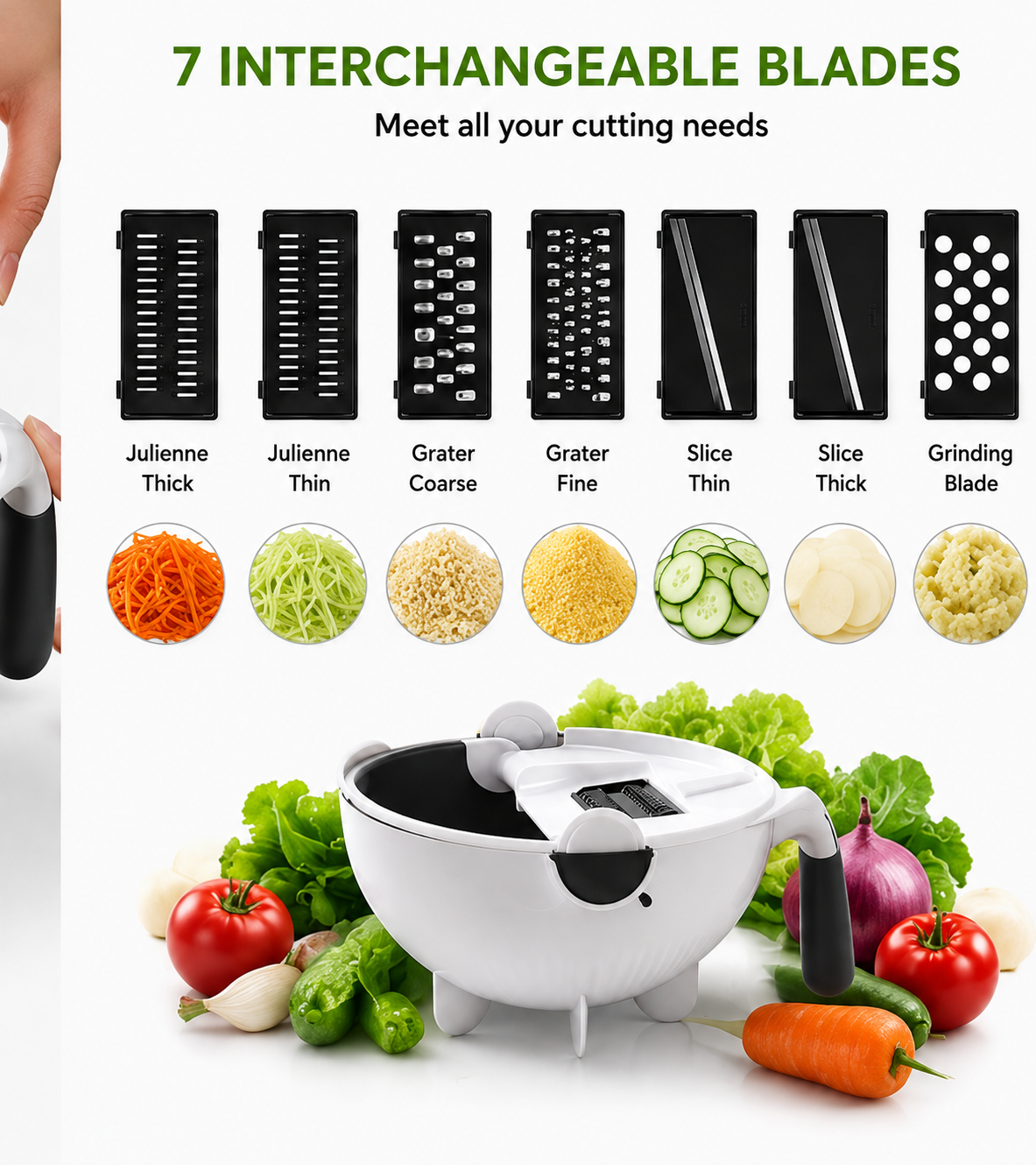 7 in 1 Multifunction Vegetable Cutter